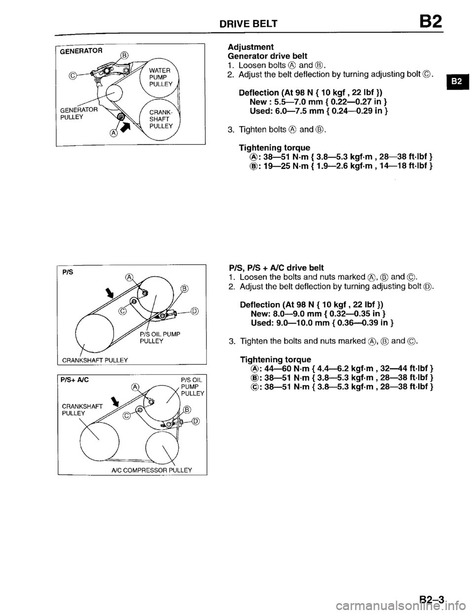 MAZDA PROTEGE 1996  Workshop Manual 