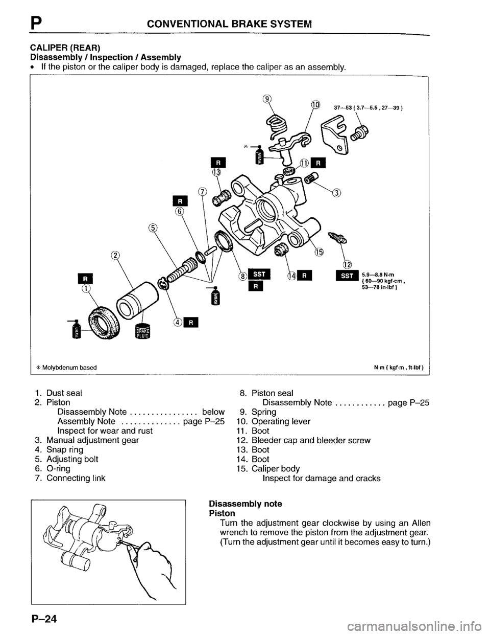 MAZDA PROTEGE 1996  Workshop Manual 