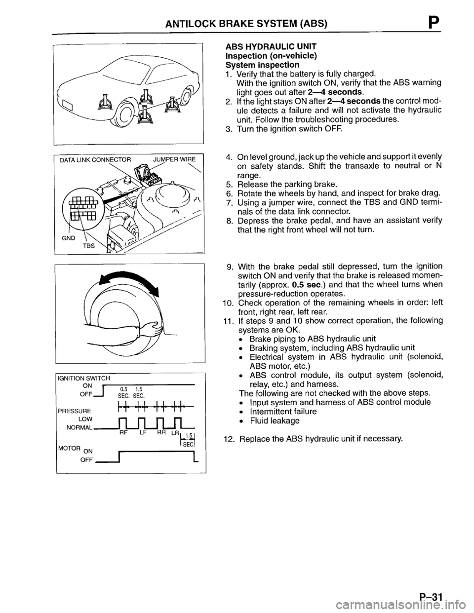 MAZDA PROTEGE 1996  Workshop Manual 