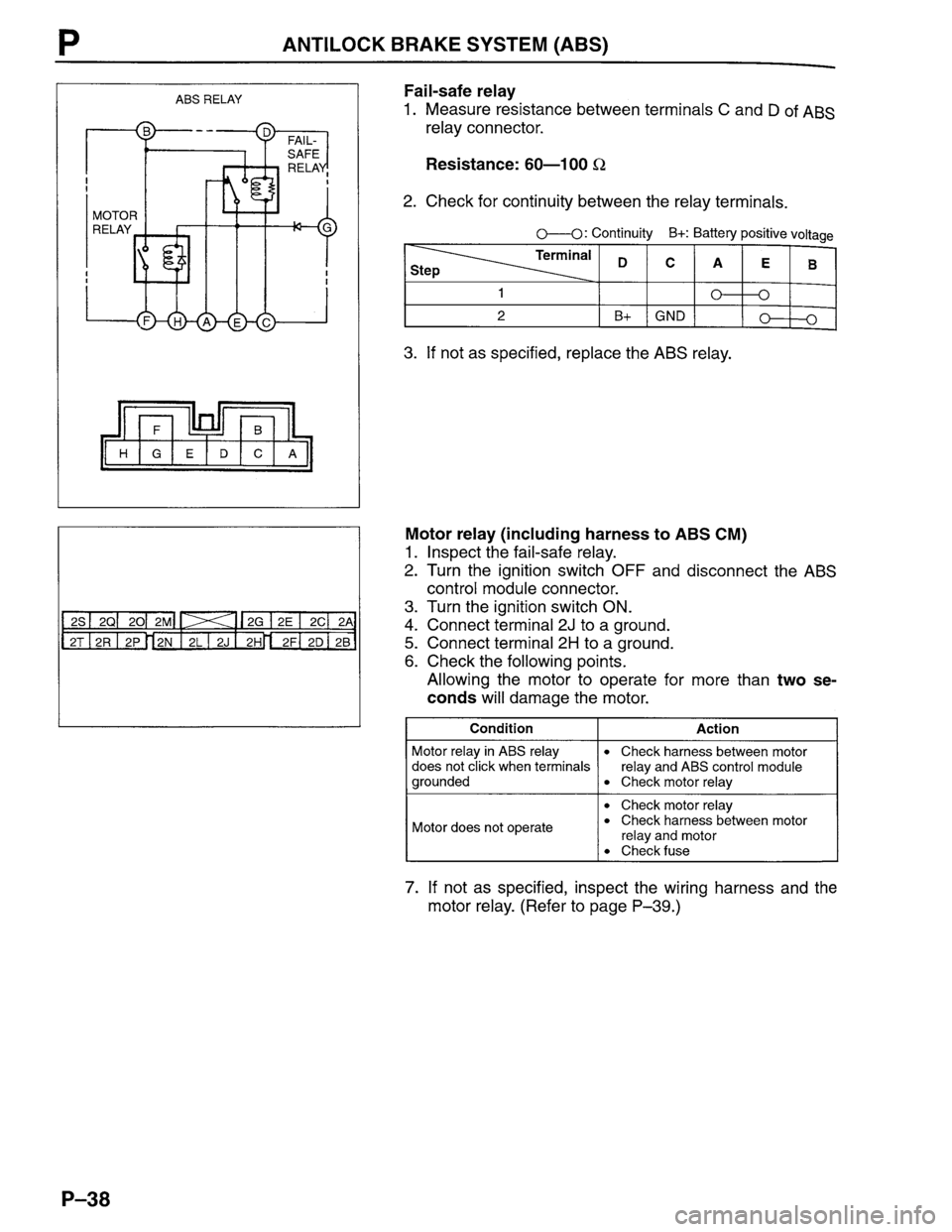 MAZDA PROTEGE 1996  Workshop Manual 