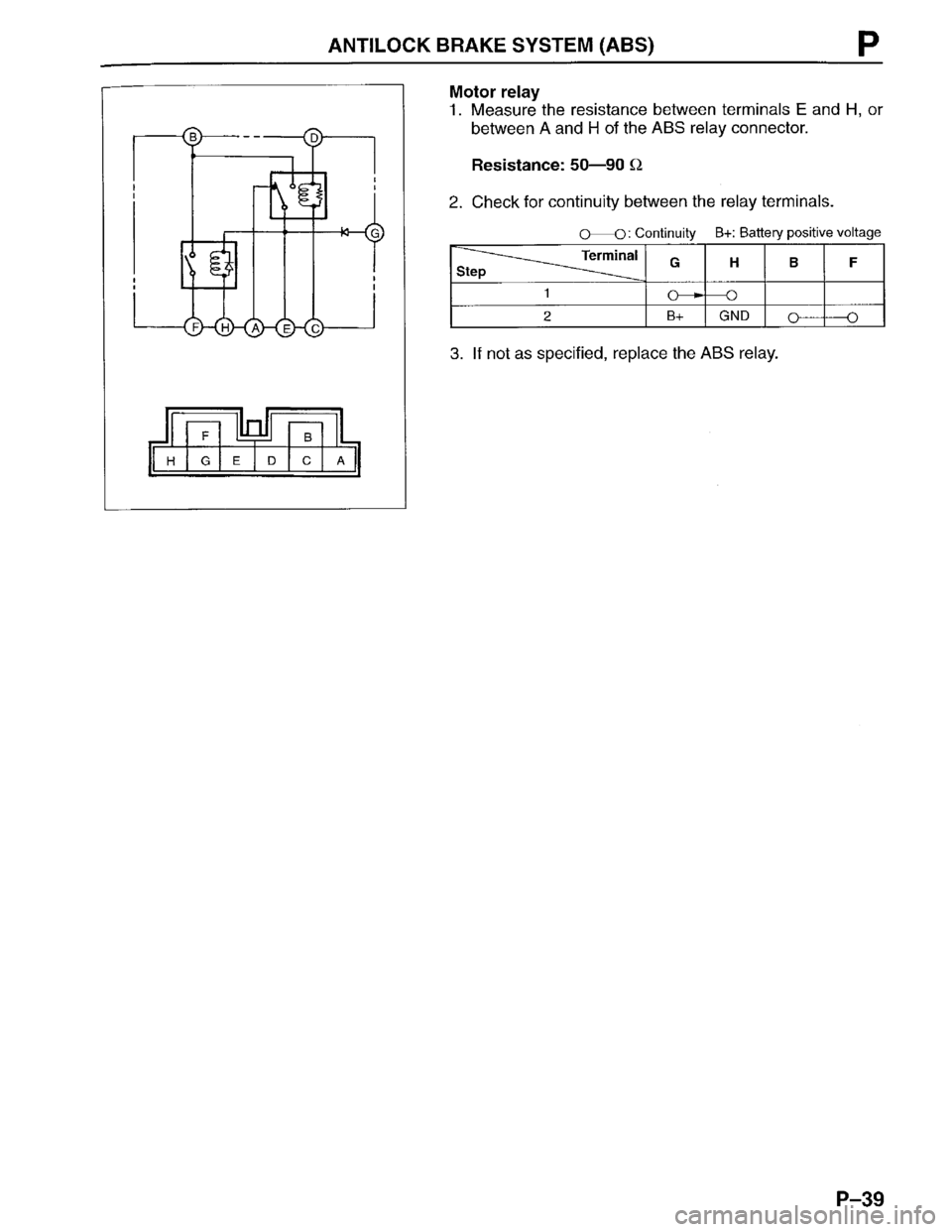 MAZDA PROTEGE 1996  Workshop Manual 