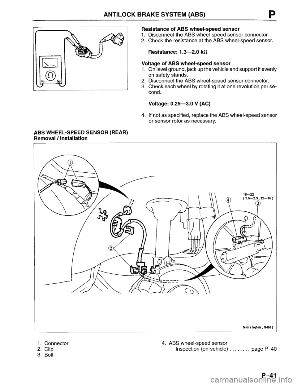 MAZDA PROTEGE 1996  Workshop Manual 
