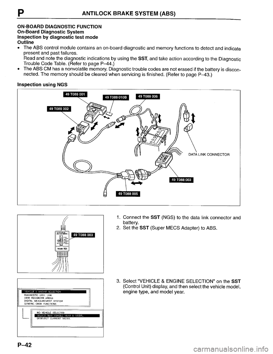MAZDA PROTEGE 1996  Workshop Manual 
