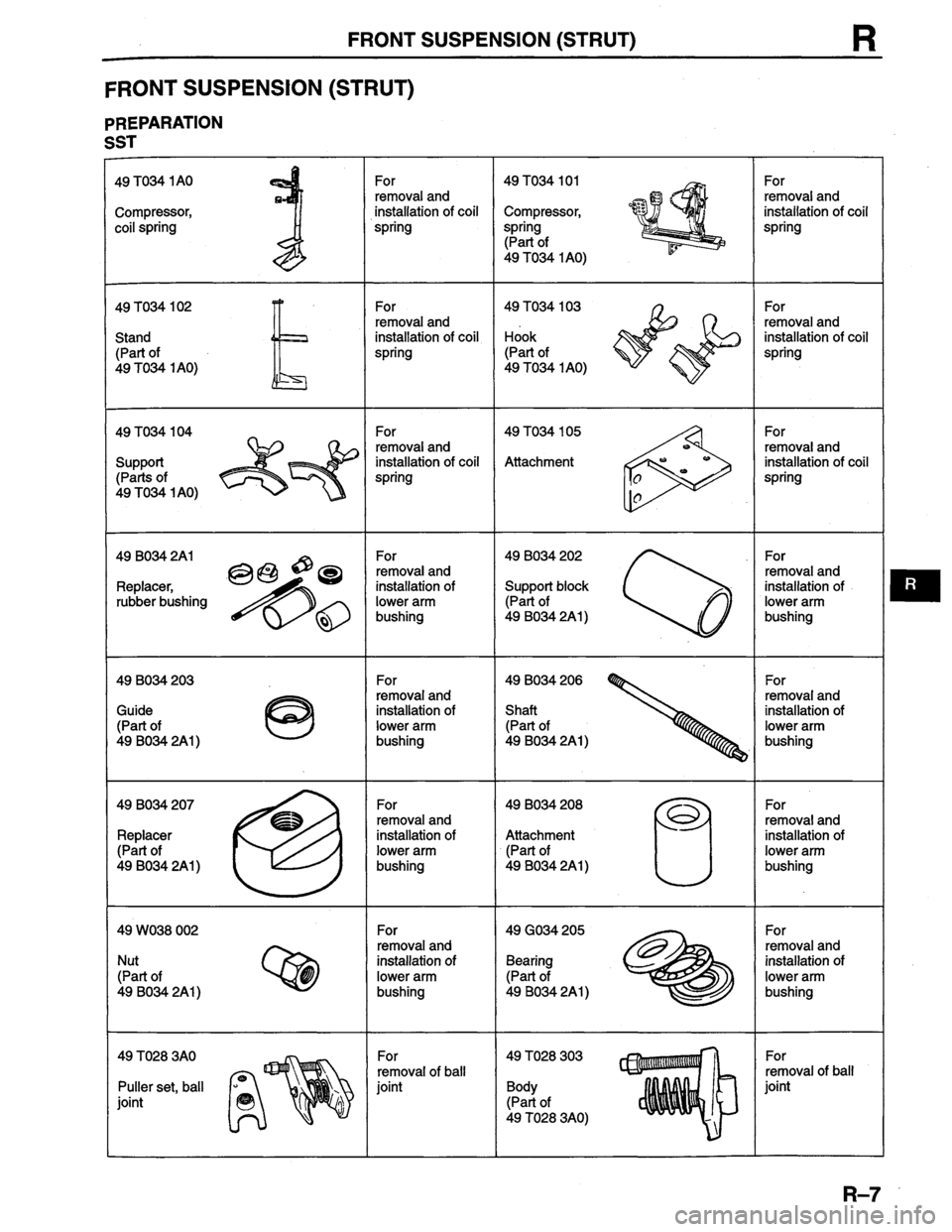 MAZDA PROTEGE 1996  Workshop Manual 