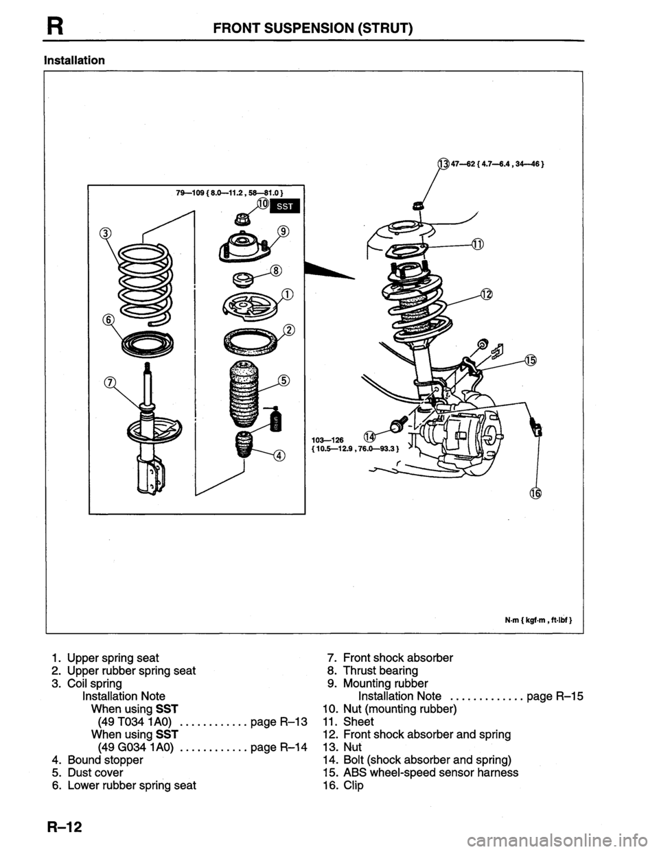 MAZDA PROTEGE 1996  Workshop Manual 