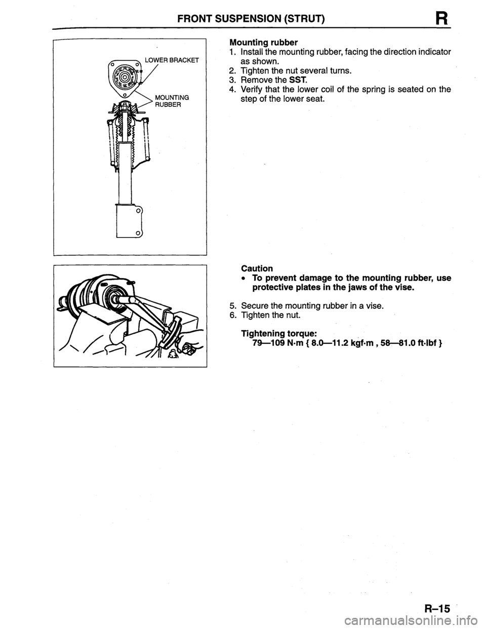 MAZDA PROTEGE 1996  Workshop Manual 
