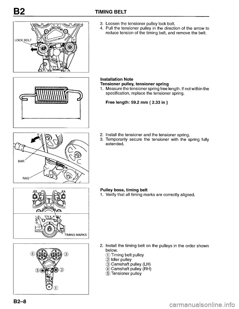MAZDA PROTEGE 1996  Workshop Manual 