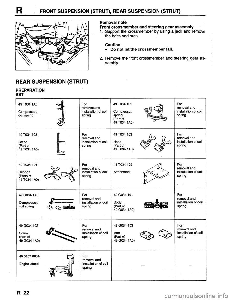 MAZDA PROTEGE 1996  Workshop Manual 