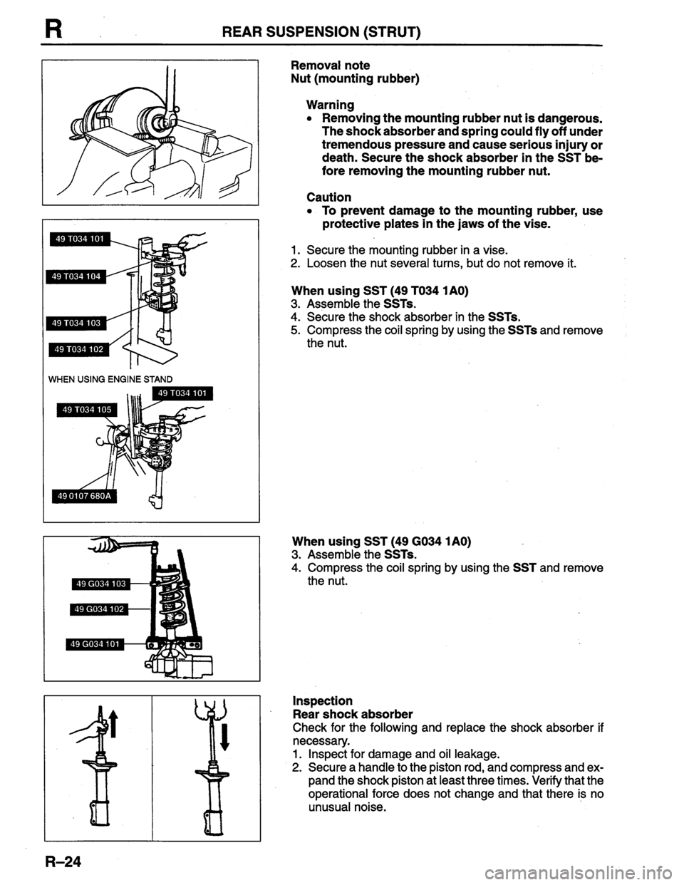 MAZDA PROTEGE 1996  Workshop Manual 