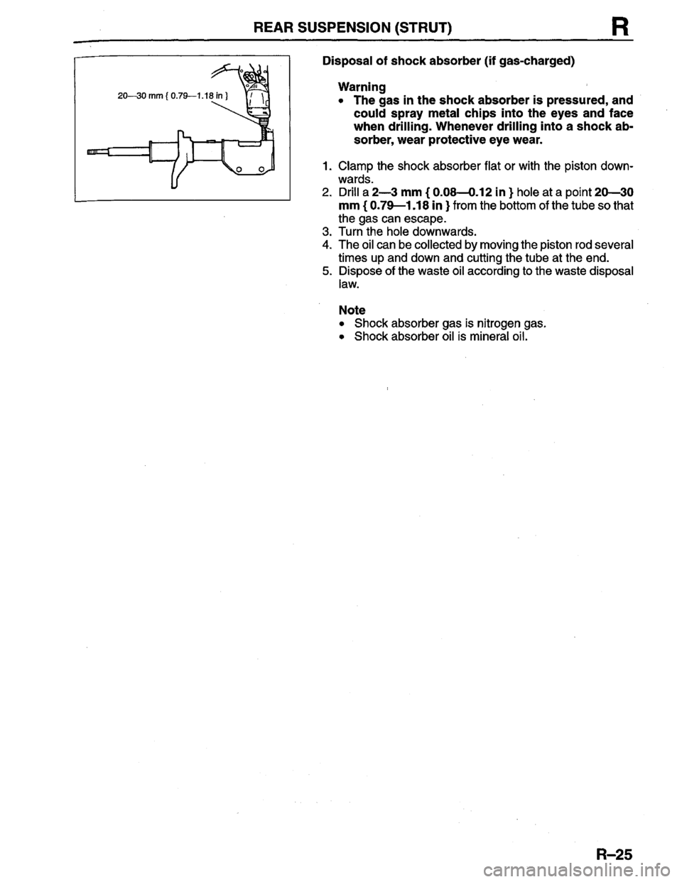 MAZDA PROTEGE 1996  Workshop Manual 