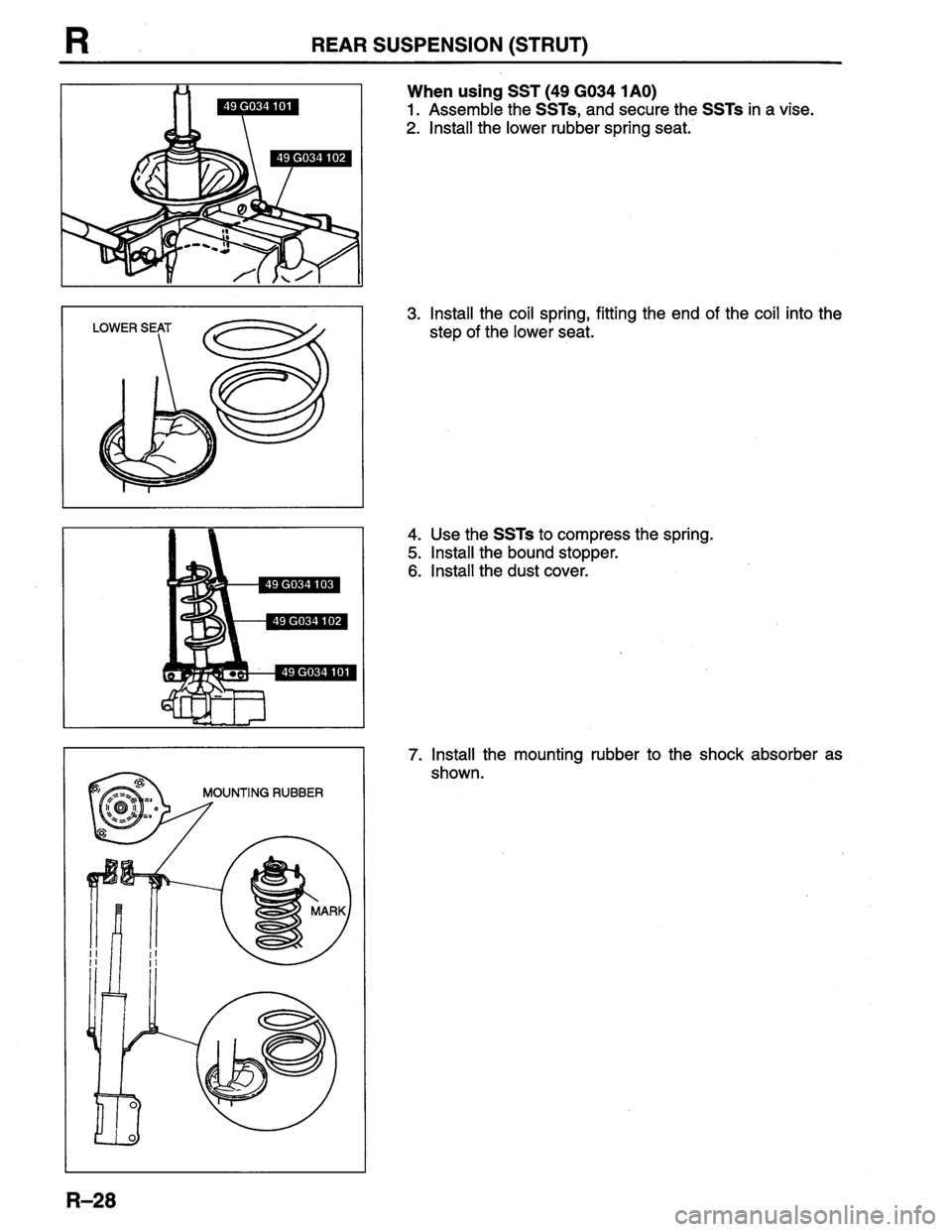 MAZDA PROTEGE 1996  Workshop Manual 