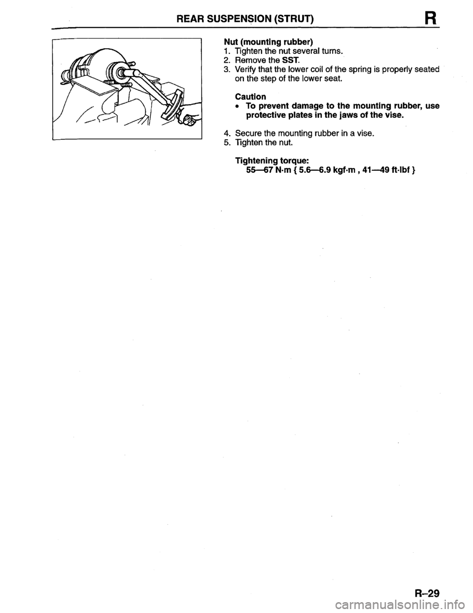 MAZDA PROTEGE 1996  Workshop Manual 