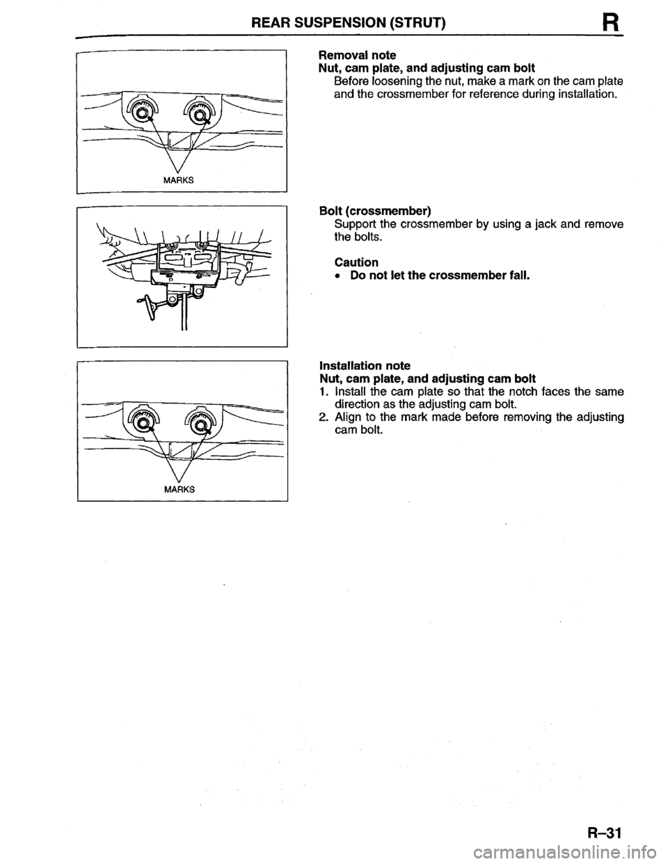 MAZDA PROTEGE 1996  Workshop Manual 