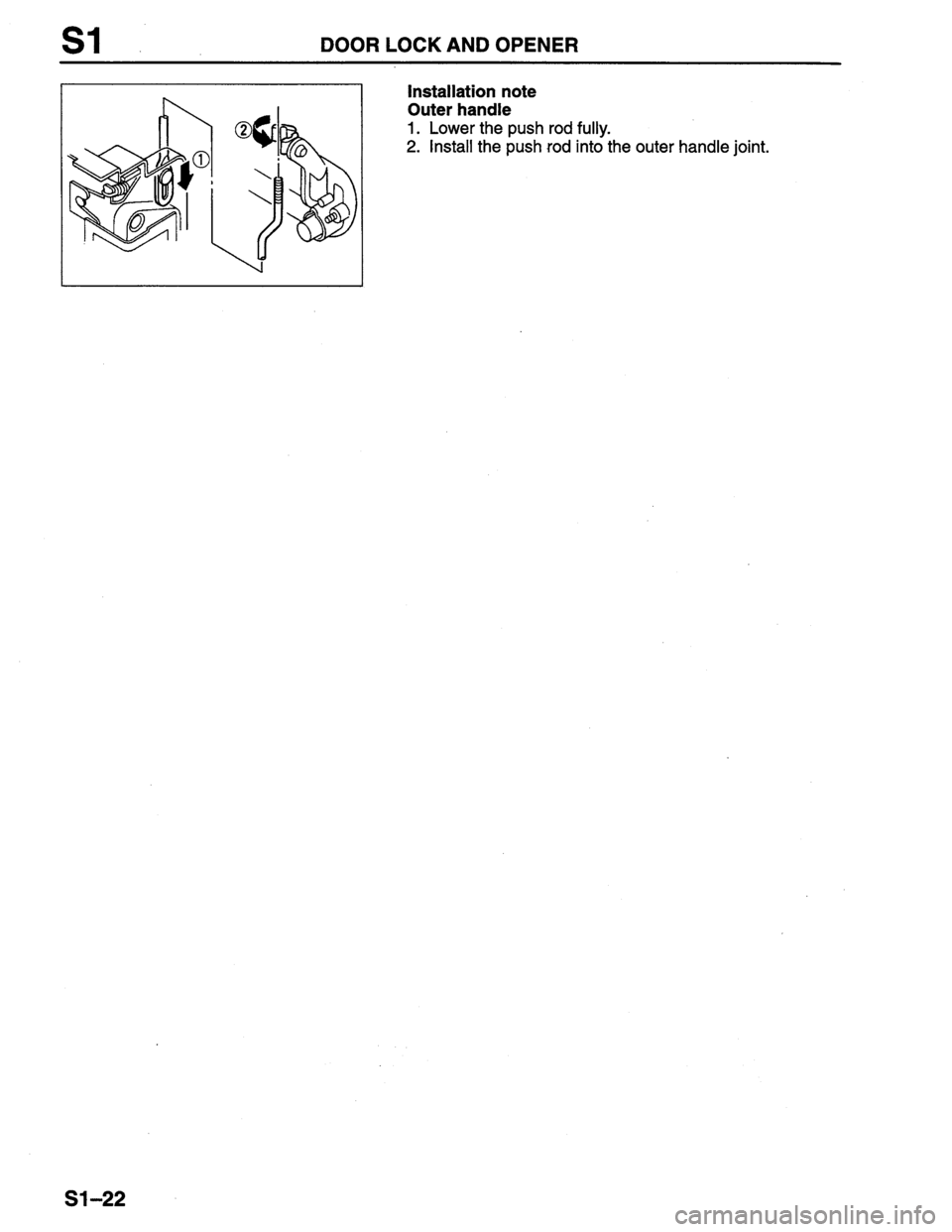 MAZDA PROTEGE 1996  Workshop Manual 