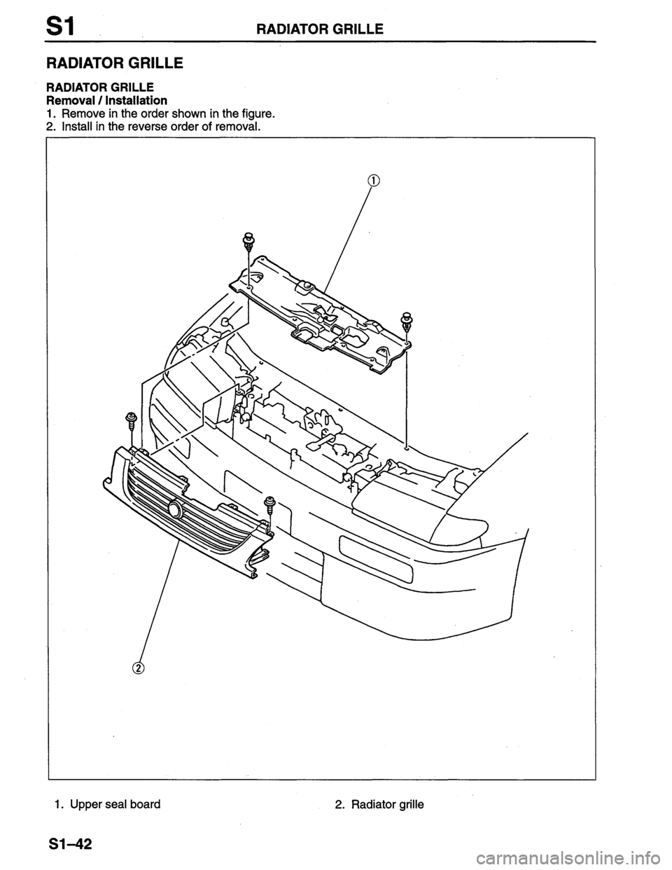 MAZDA PROTEGE 1996  Workshop Manual 