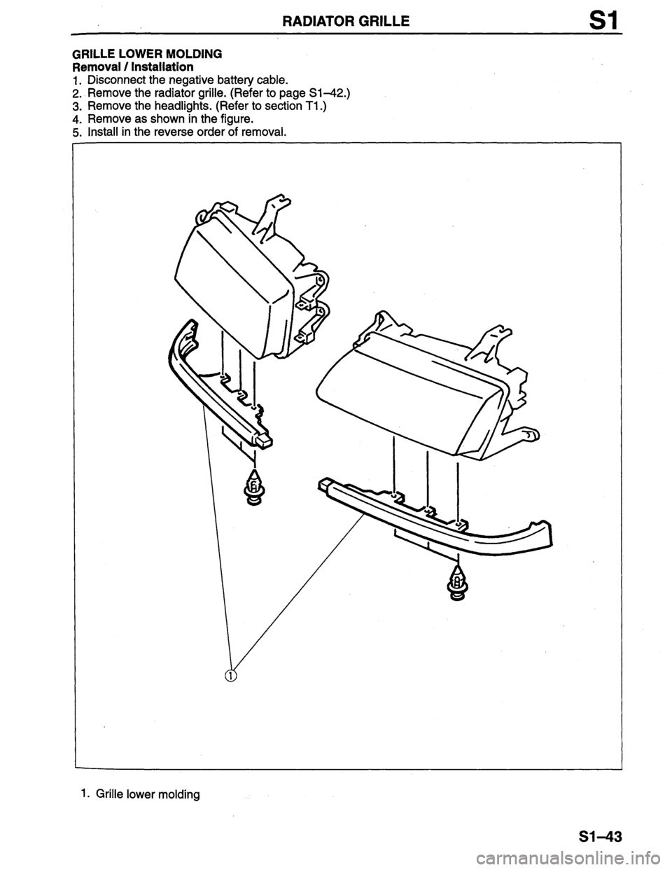 MAZDA PROTEGE 1996  Workshop Manual 