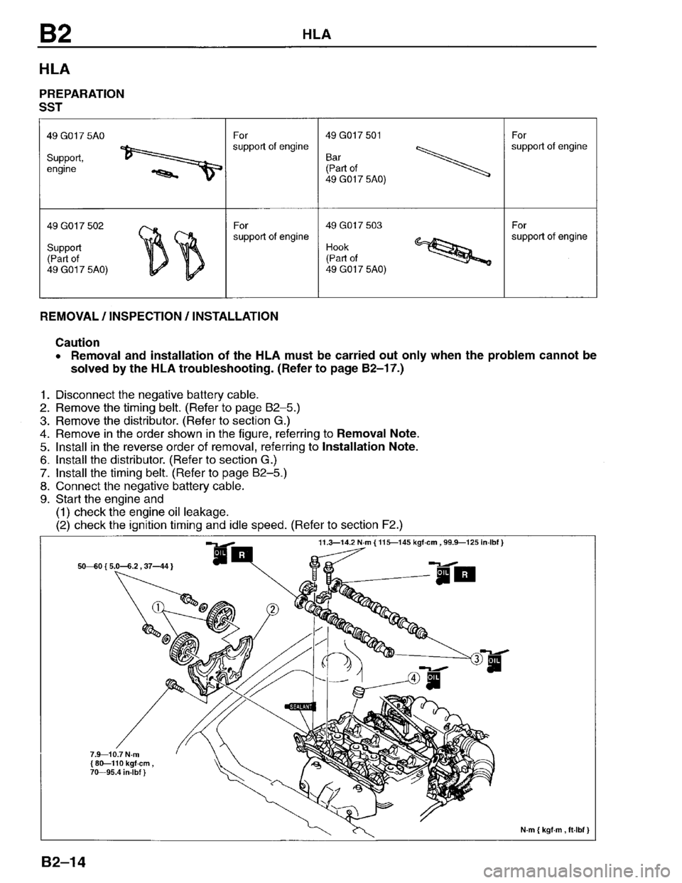 MAZDA PROTEGE 1996  Workshop Manual 