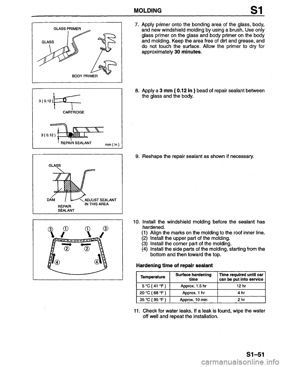 MAZDA PROTEGE 1996  Workshop Manual 