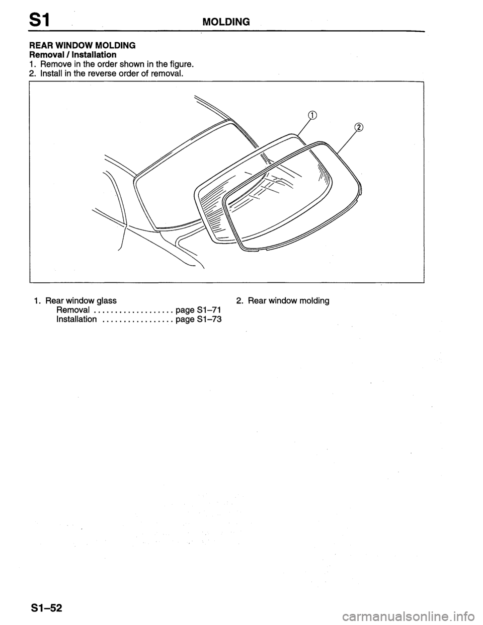 MAZDA PROTEGE 1996  Workshop Manual 