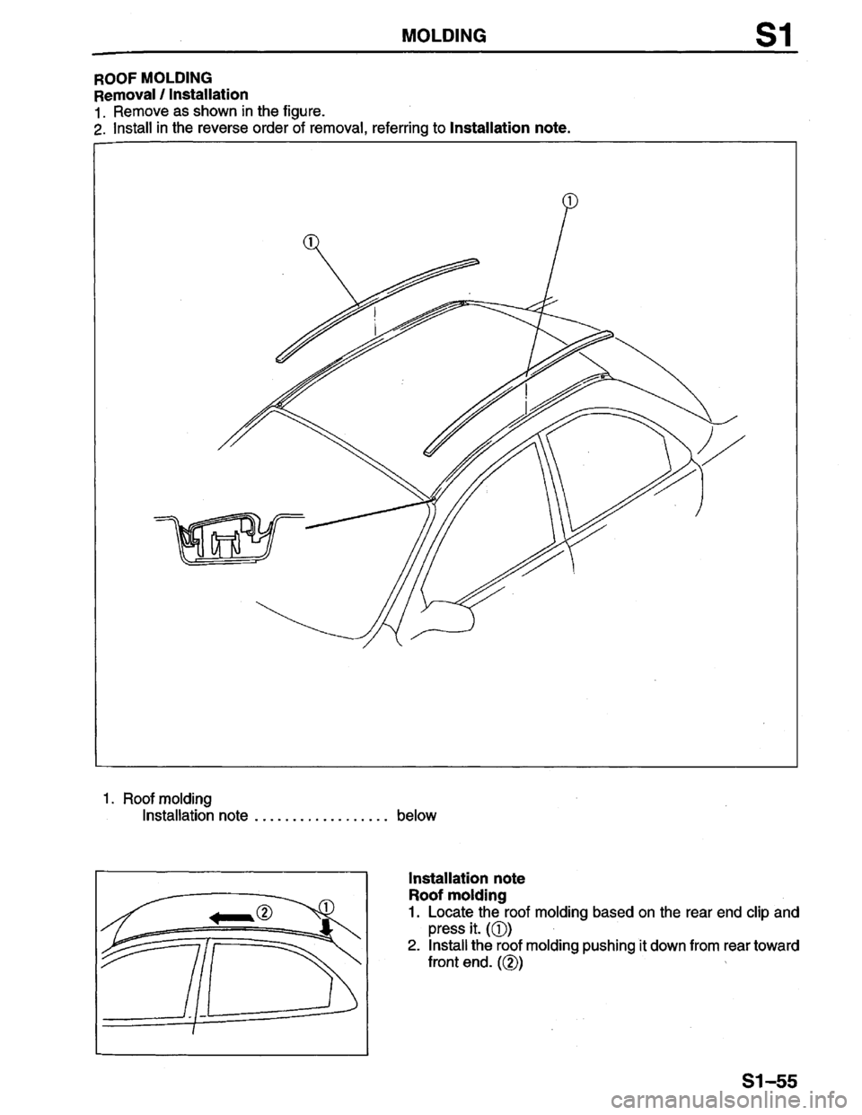MAZDA PROTEGE 1996  Workshop Manual 