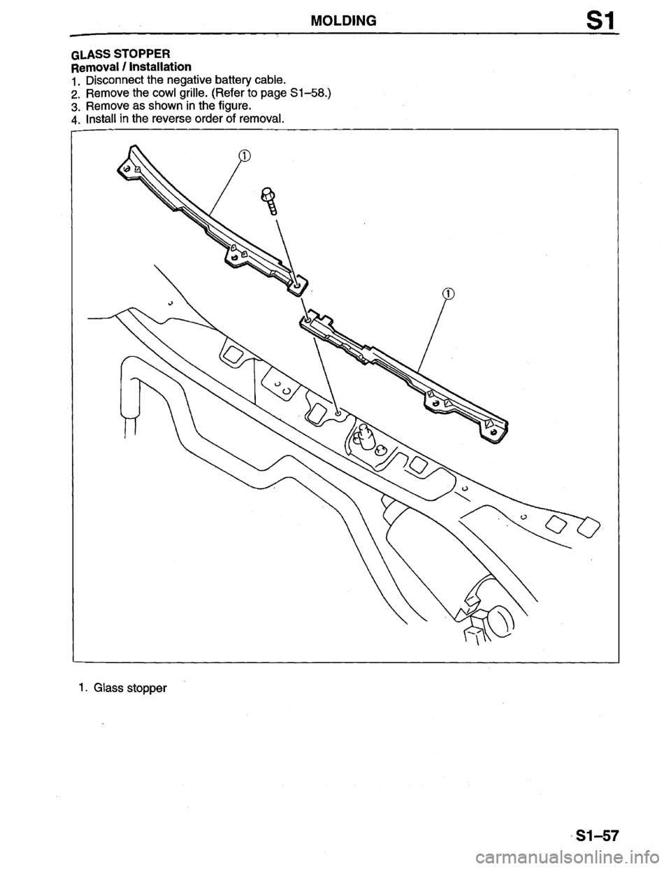 MAZDA PROTEGE 1996  Workshop Manual 