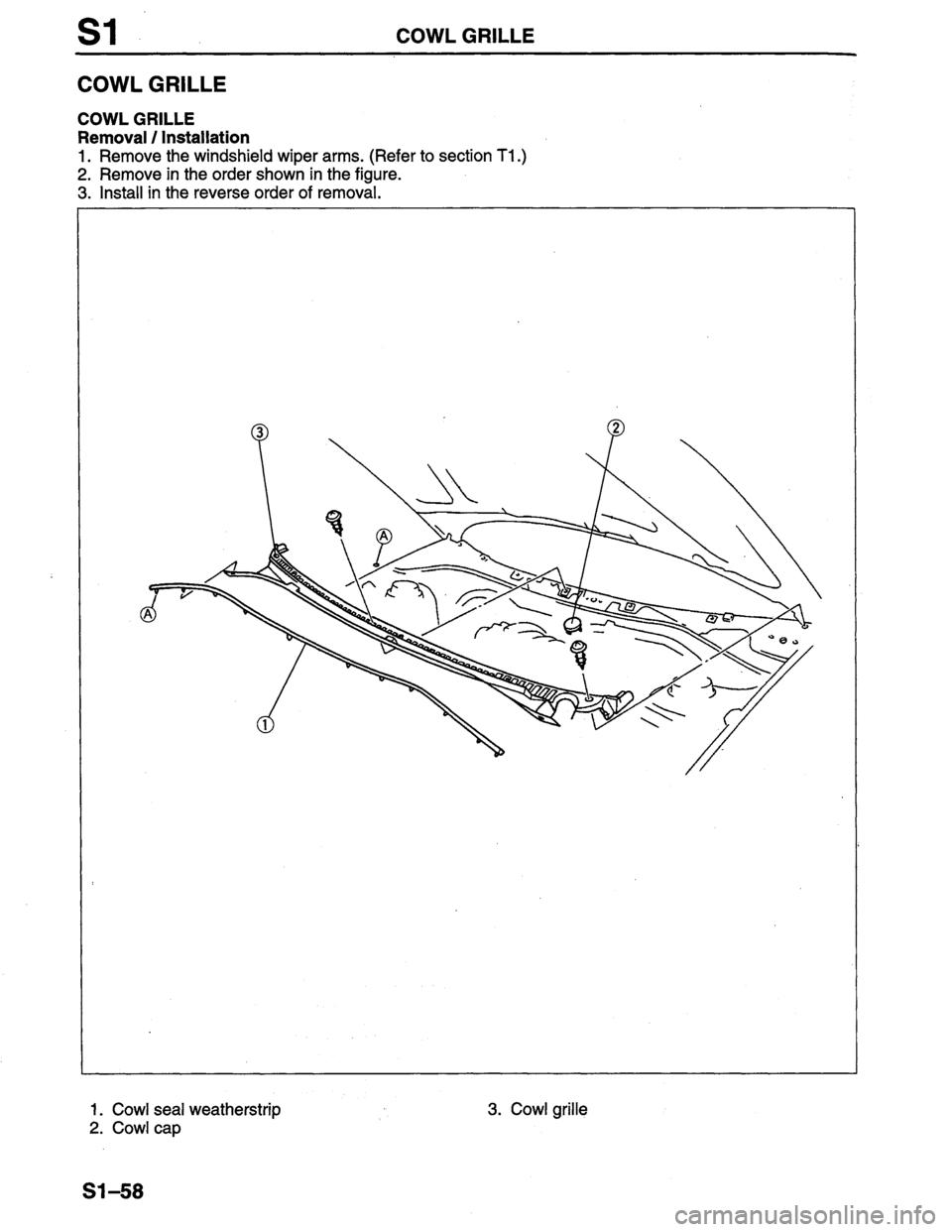 MAZDA PROTEGE 1996  Workshop Manual 