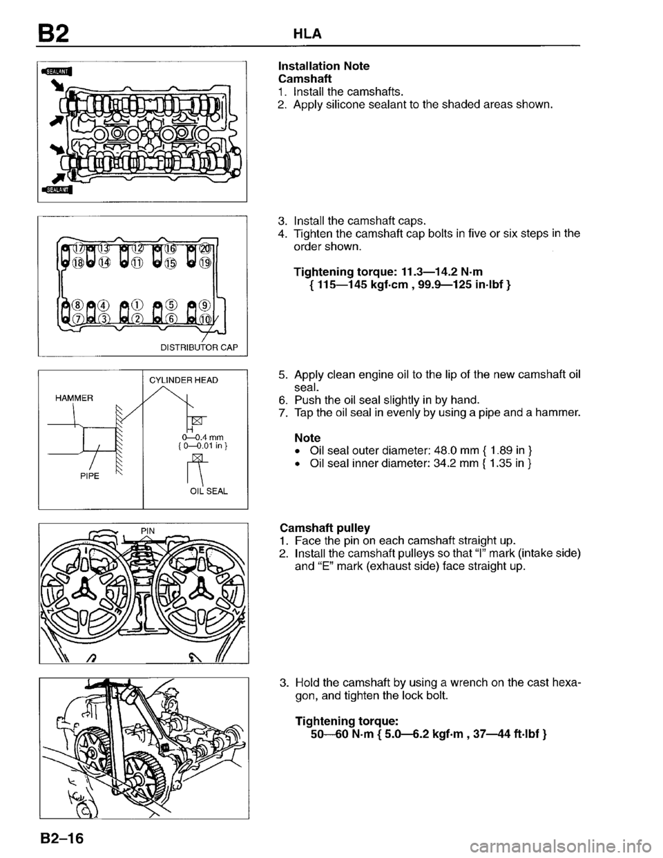 MAZDA PROTEGE 1996  Workshop Manual 