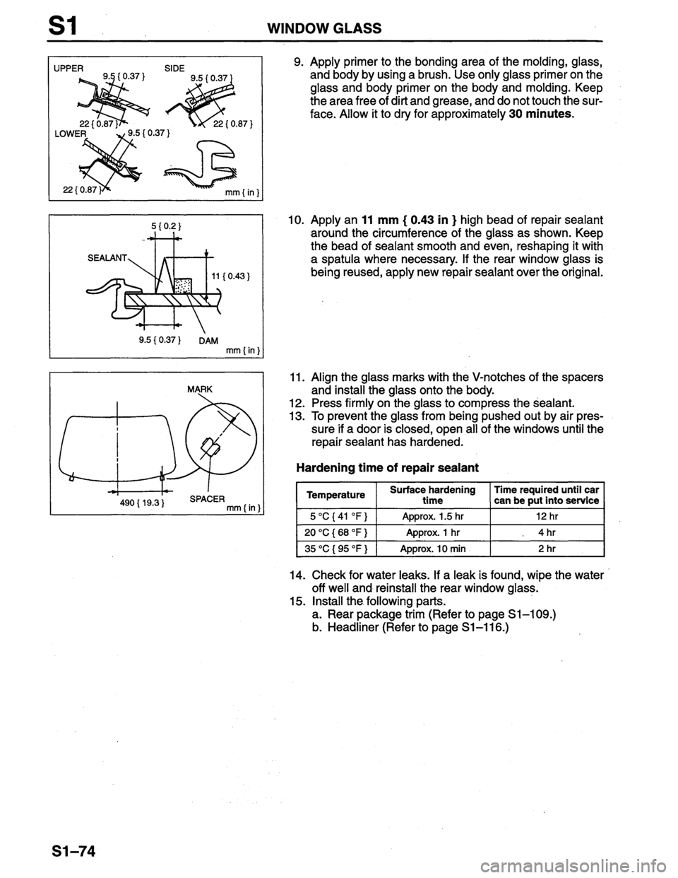 MAZDA PROTEGE 1996  Workshop Manual 