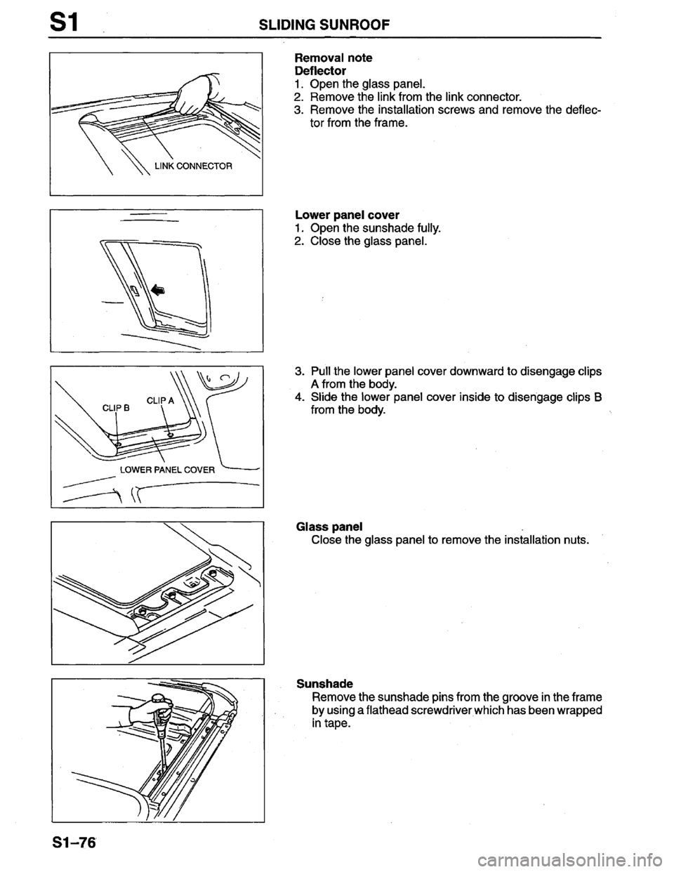 MAZDA PROTEGE 1996  Workshop Manual 