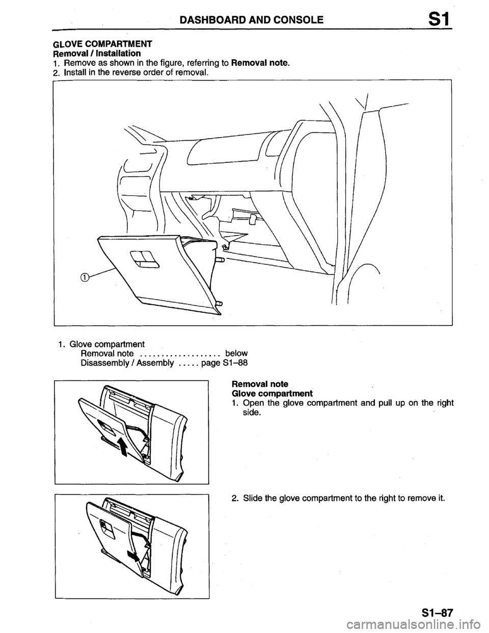 MAZDA PROTEGE 1996  Workshop Manual 