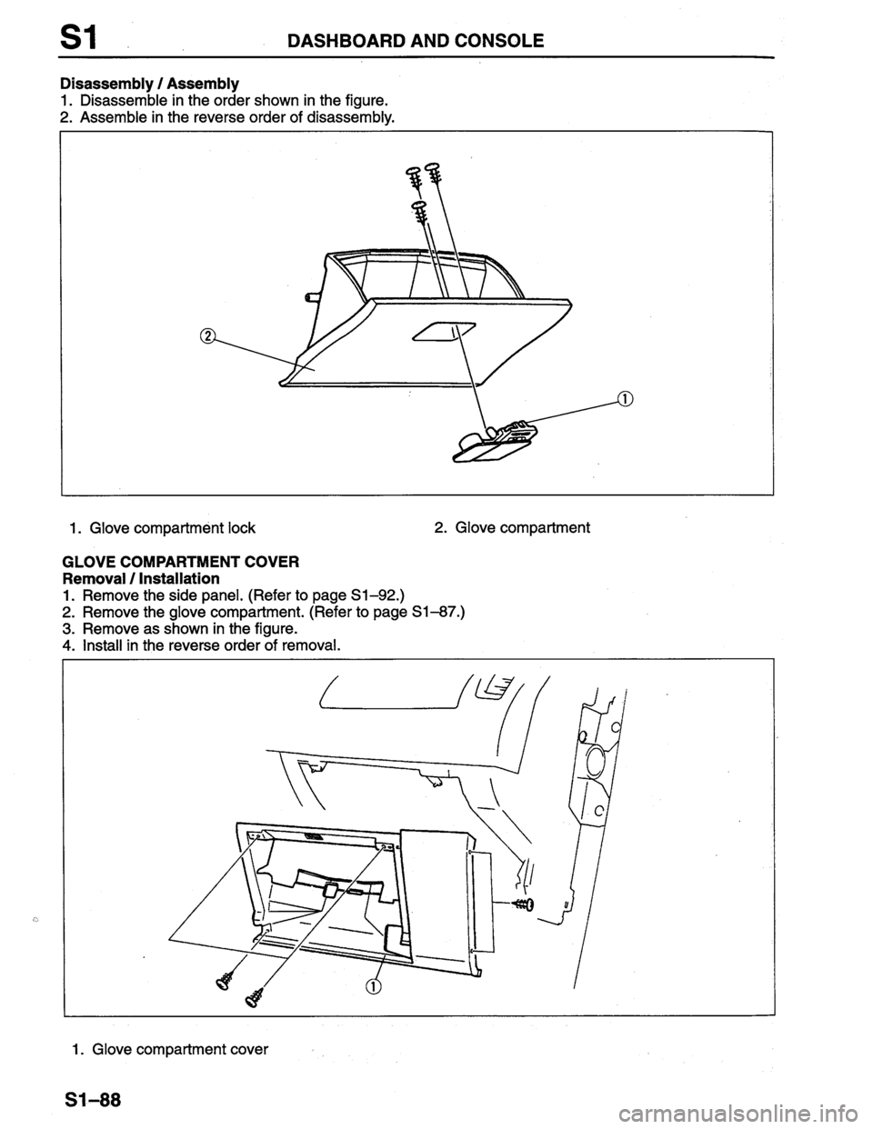MAZDA PROTEGE 1996  Workshop Manual 