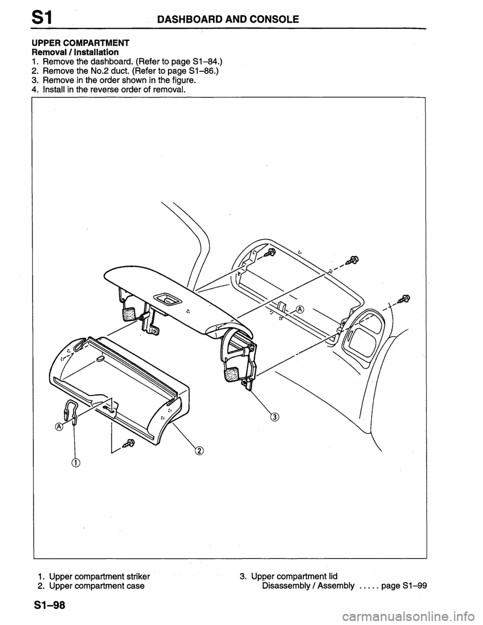 MAZDA PROTEGE 1996  Workshop Manual 
