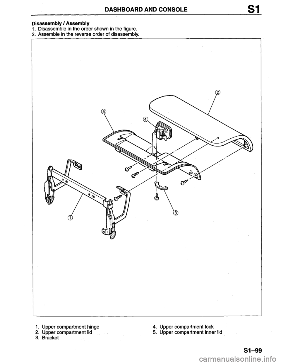 MAZDA PROTEGE 1996  Workshop Manual 