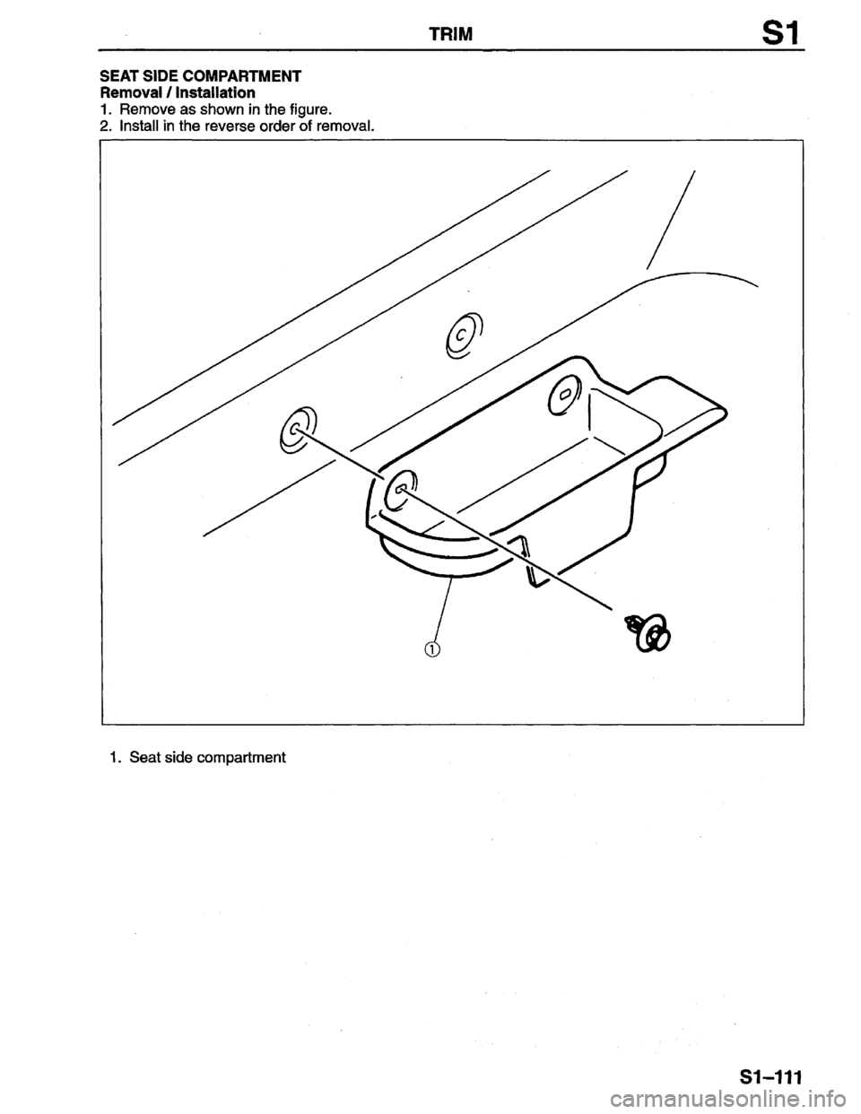 MAZDA PROTEGE 1996  Workshop Manual 