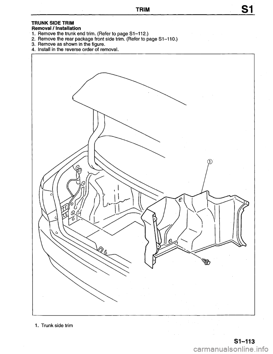 MAZDA PROTEGE 1996  Workshop Manual 