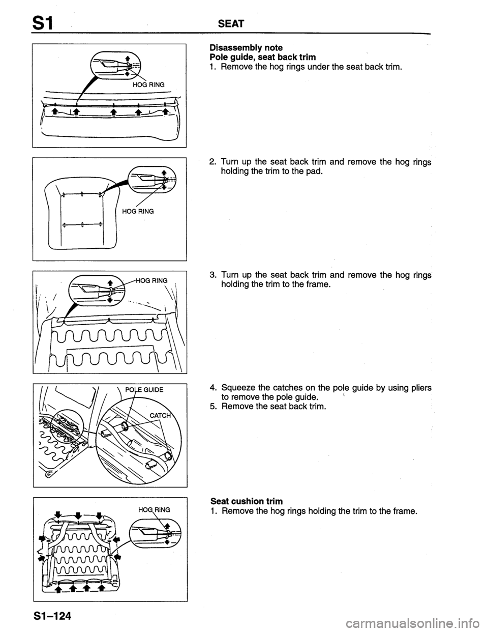 MAZDA PROTEGE 1996  Workshop Manual 