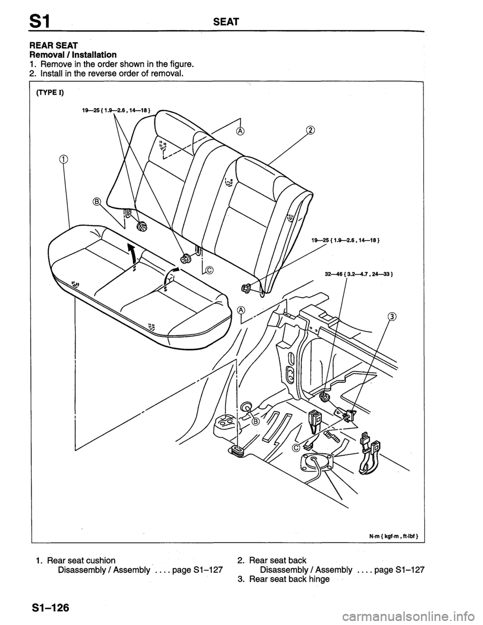 MAZDA PROTEGE 1996  Workshop Manual 