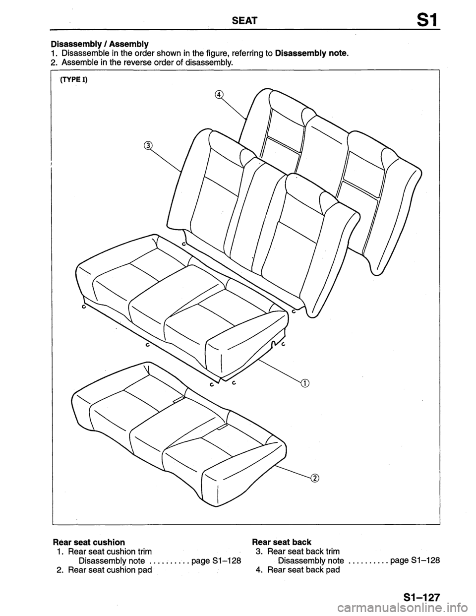 MAZDA PROTEGE 1996  Workshop Manual 