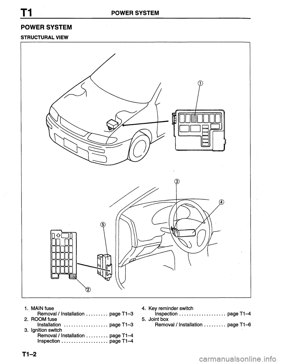 MAZDA PROTEGE 1996  Workshop Manual 