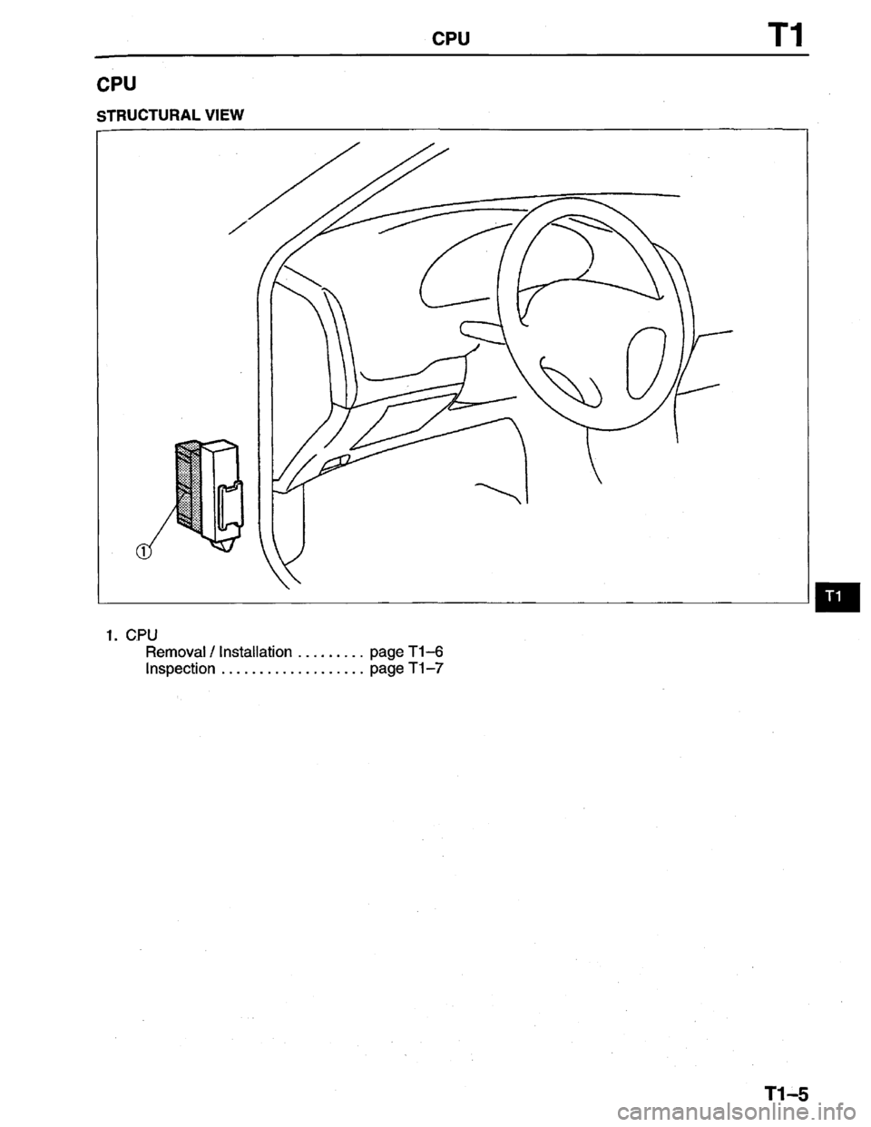 MAZDA PROTEGE 1996  Workshop Manual 