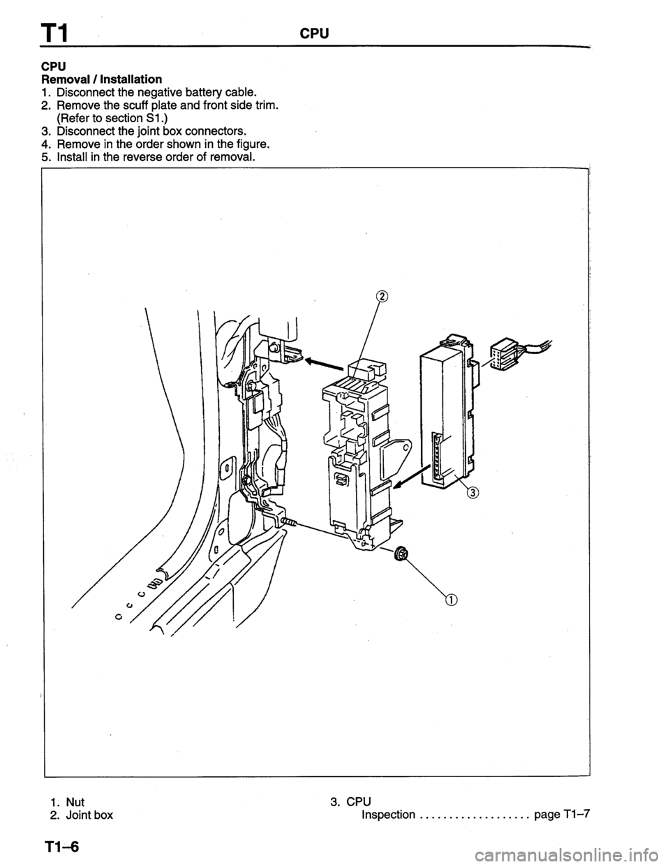 MAZDA PROTEGE 1996  Workshop Manual 