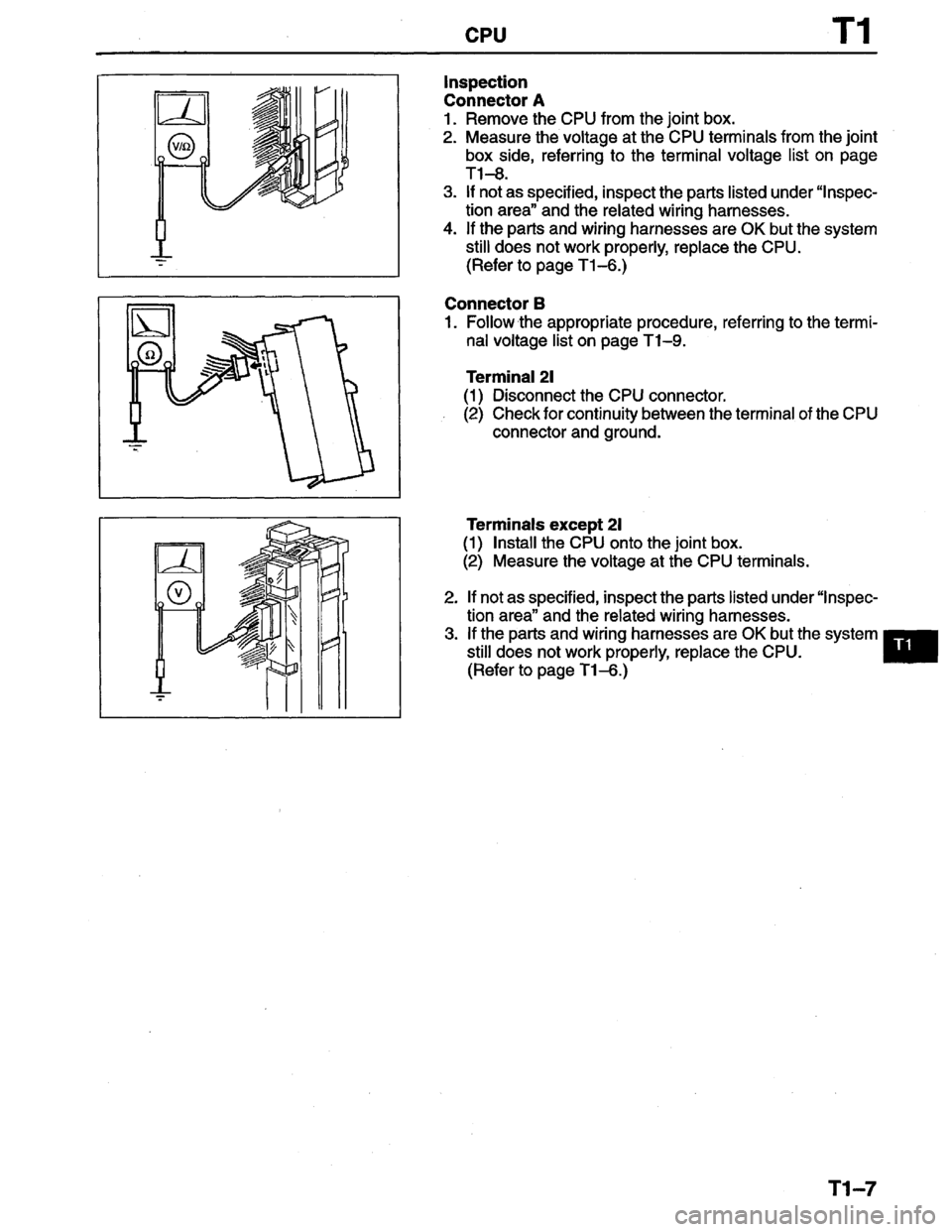 MAZDA PROTEGE 1996  Workshop Manual 