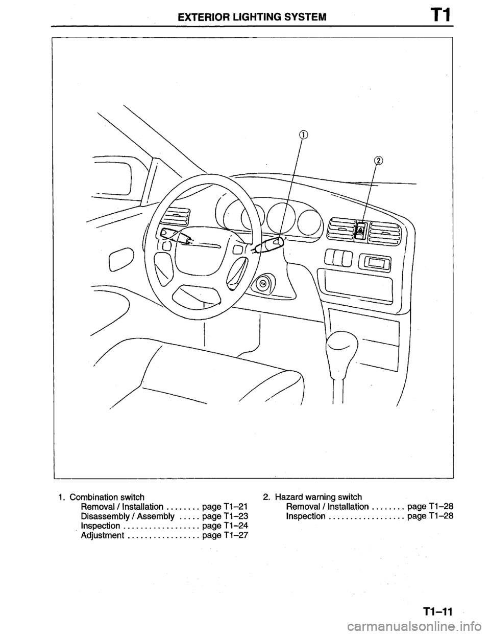 MAZDA PROTEGE 1996  Workshop Manual 