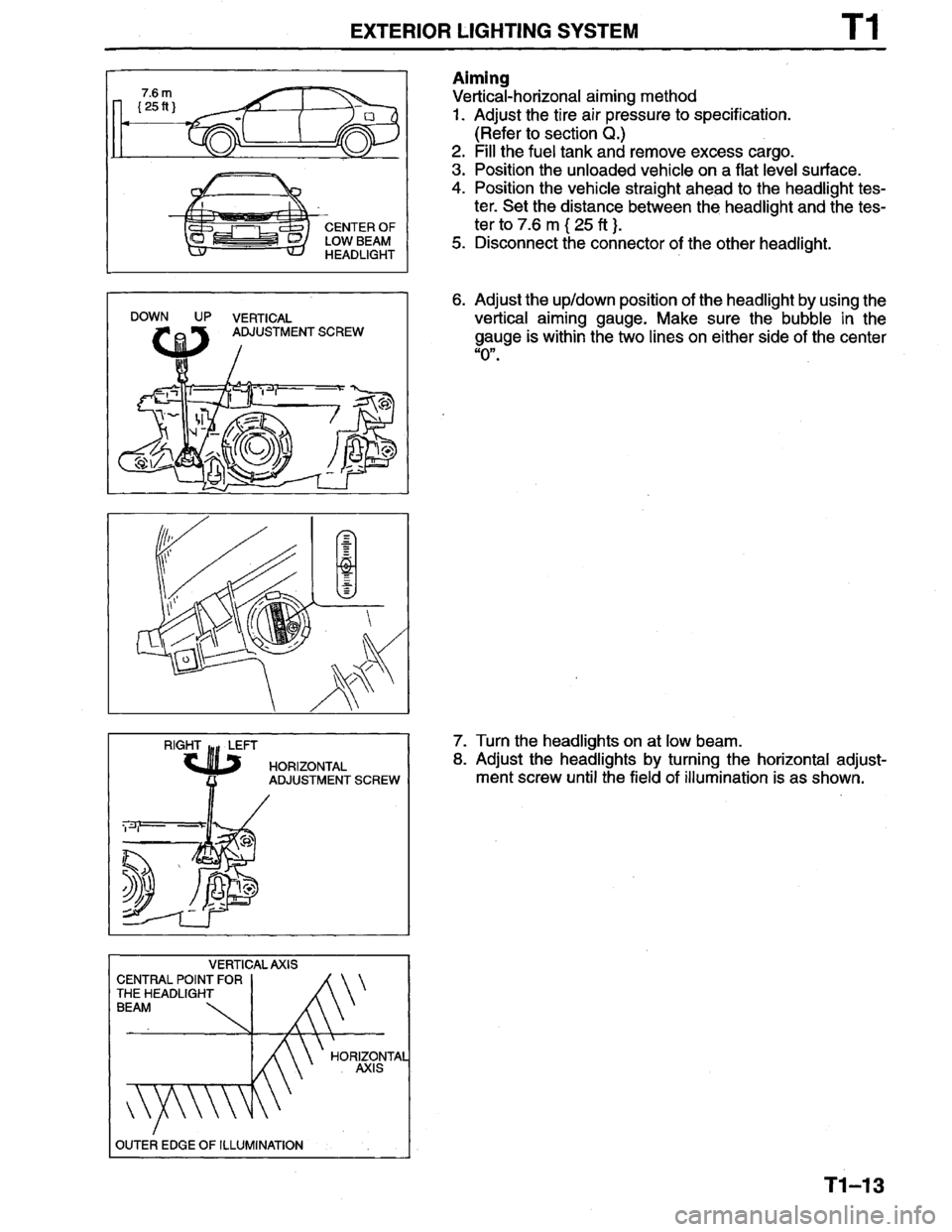 MAZDA PROTEGE 1996  Workshop Manual 