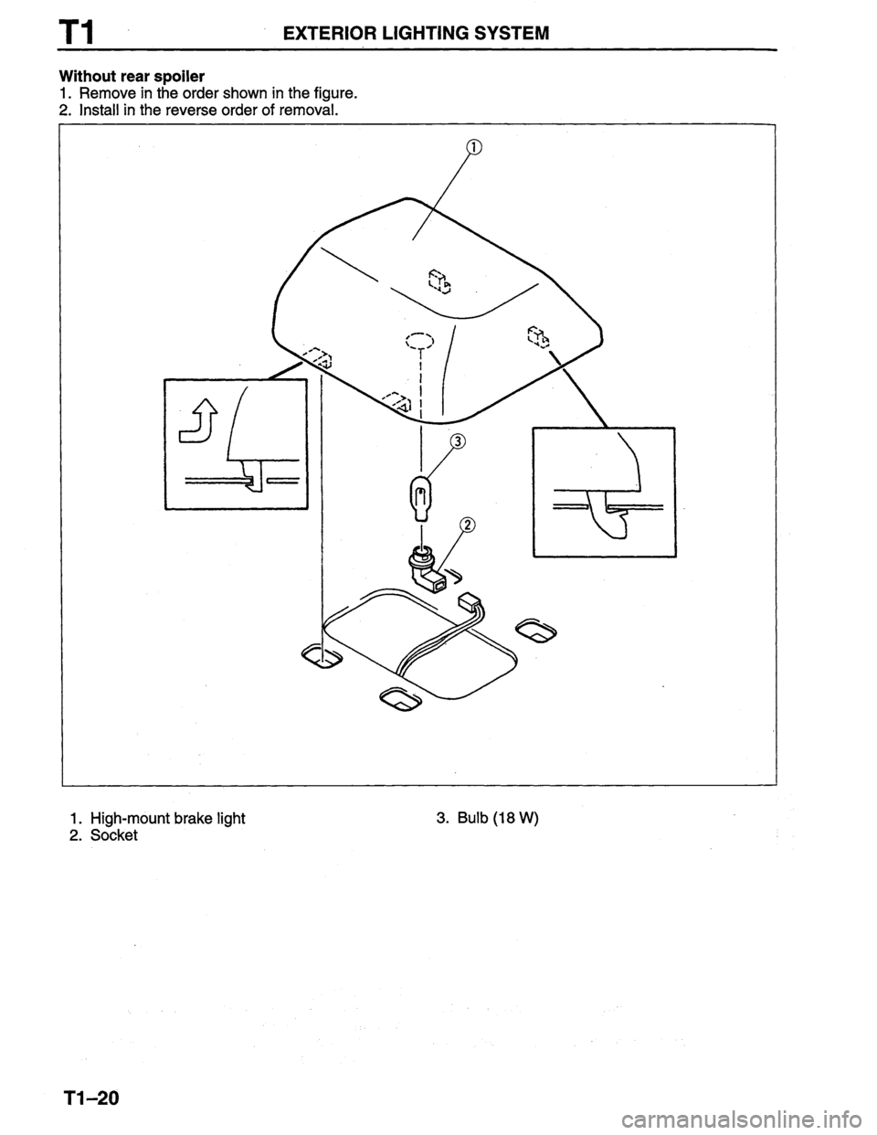 MAZDA PROTEGE 1996  Workshop Manual 
