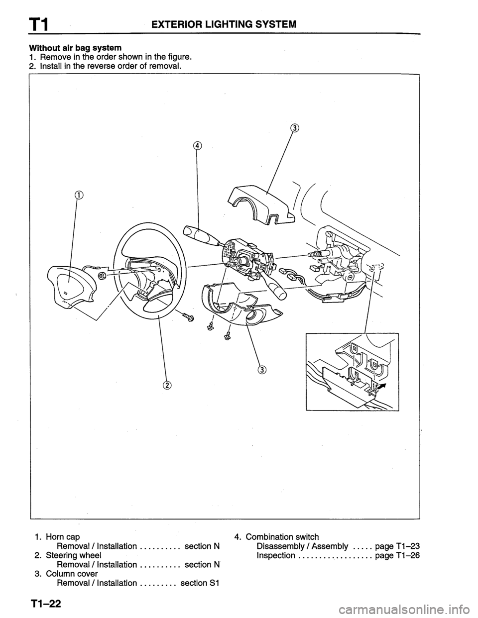 MAZDA PROTEGE 1996  Workshop Manual 