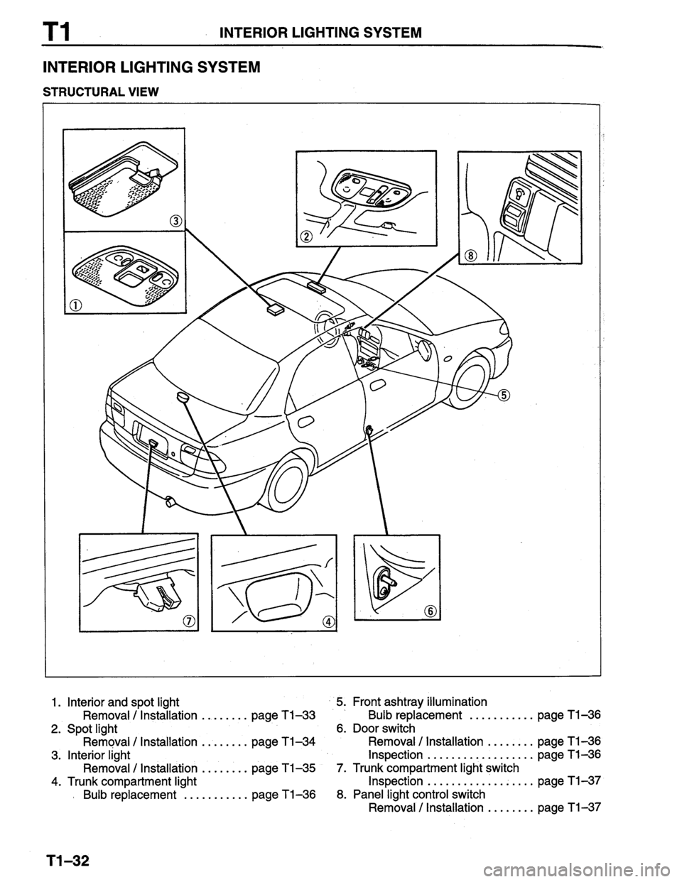 MAZDA PROTEGE 1996  Workshop Manual 