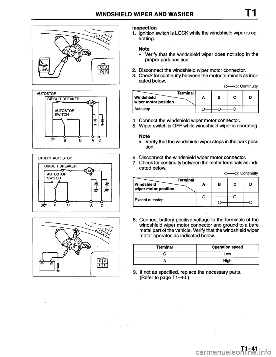 MAZDA PROTEGE 1996  Workshop Manual 