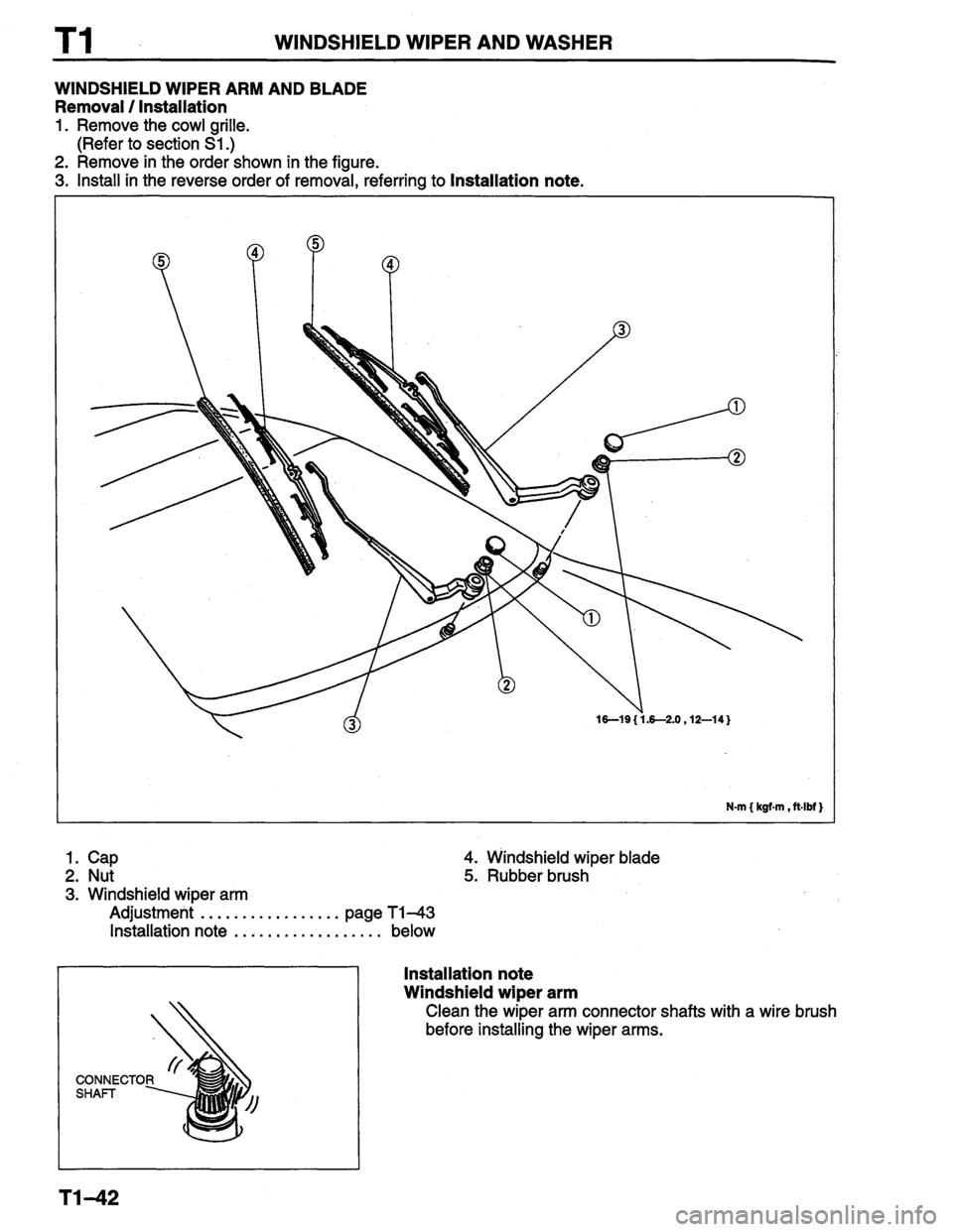 MAZDA PROTEGE 1996  Workshop Manual 