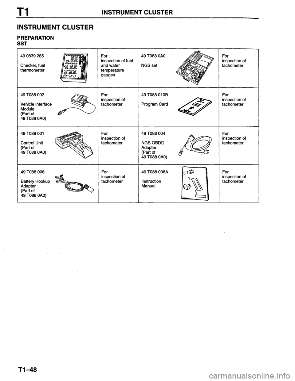 MAZDA PROTEGE 1996  Workshop Manual 